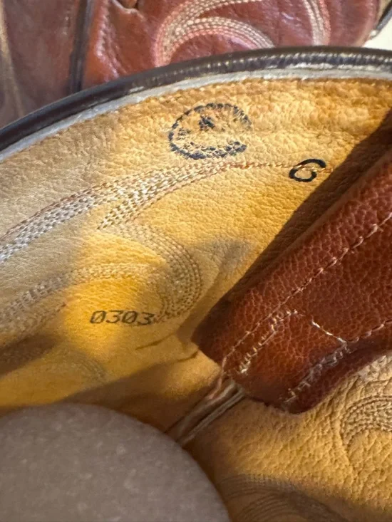 Tony Lama Lizard Cowboy Boots Men’s Western Leather USA Made Size 9.5D - Picture 10 of 13